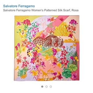 Salvatore Ferragamo silk scarf